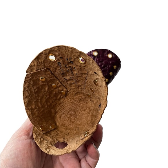 Purple Skeleton Leather Toe Guards for Roller Skates Toe Caps - Picture 8 of 12